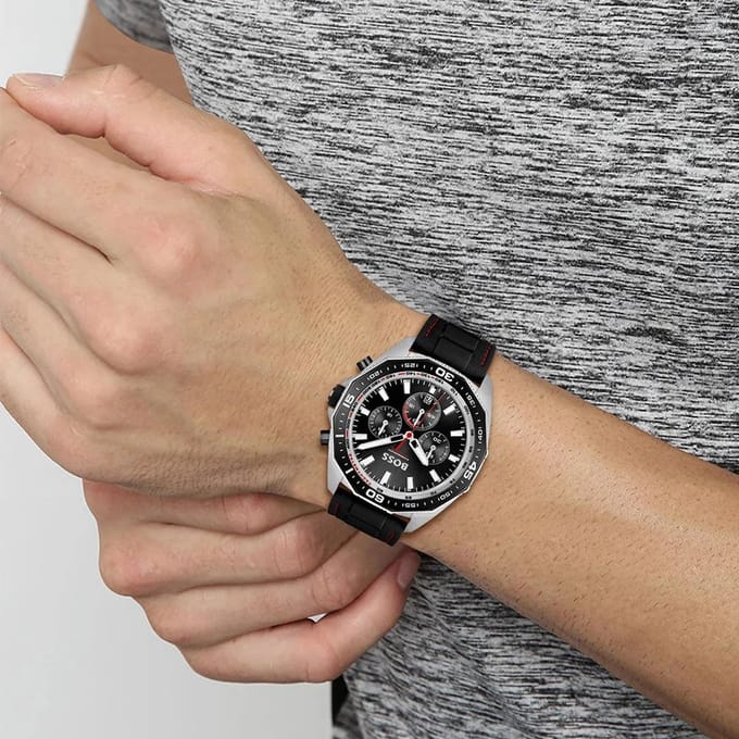 Hugo Boss 1513969 Herenhorloge 44 zwart