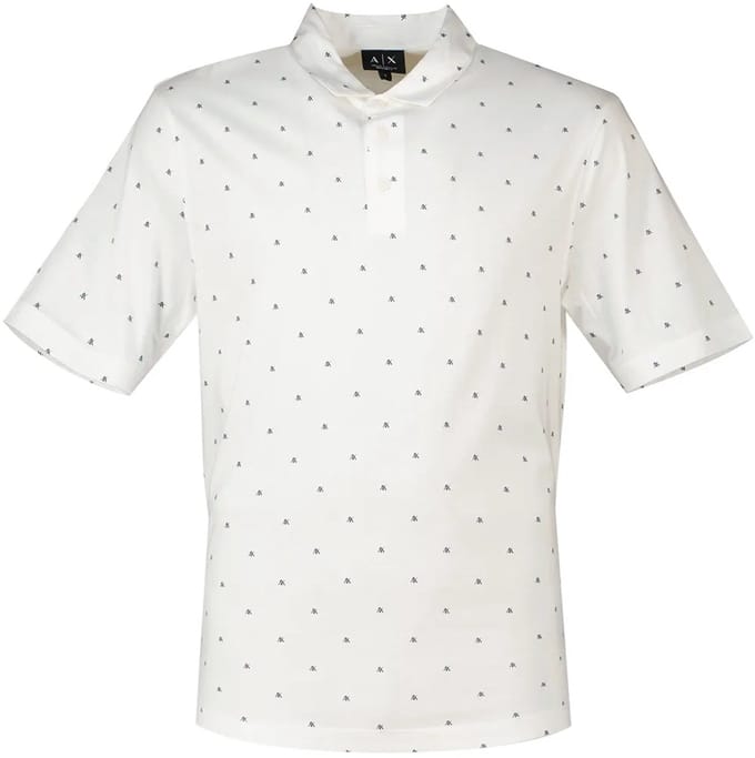 Armani Exchange Xm000735_af10356 Korte Mouw Poloshirt Wit M Man