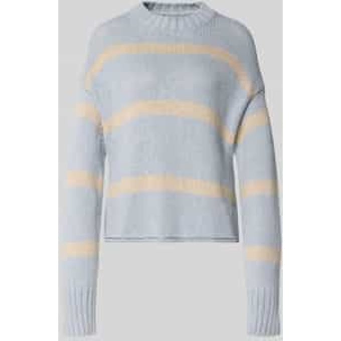 Regular fit gebreide pullover van katoenmix