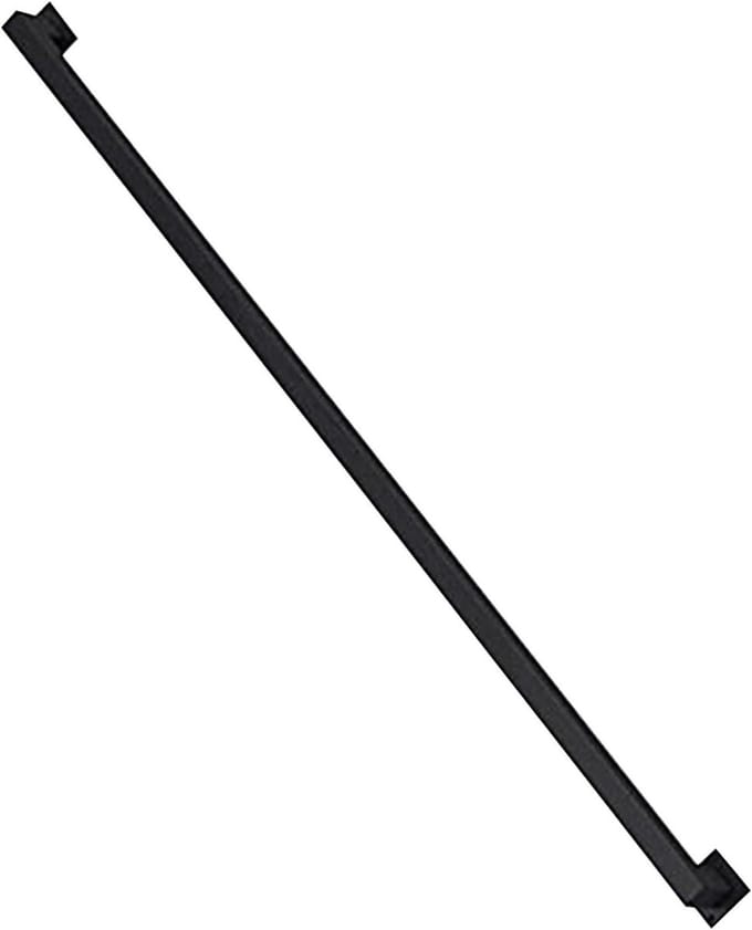 Trapleuning Vierkant - Handgreep Reling - Veilig Traplopen - Roestwerende Coating - 80 cm - Zwart