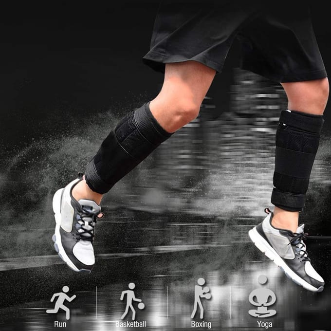 Loading Weighted Ankle Leg - Adjustable Weighted Anklet voor Oefening Training voor Mannen en Vrouwen