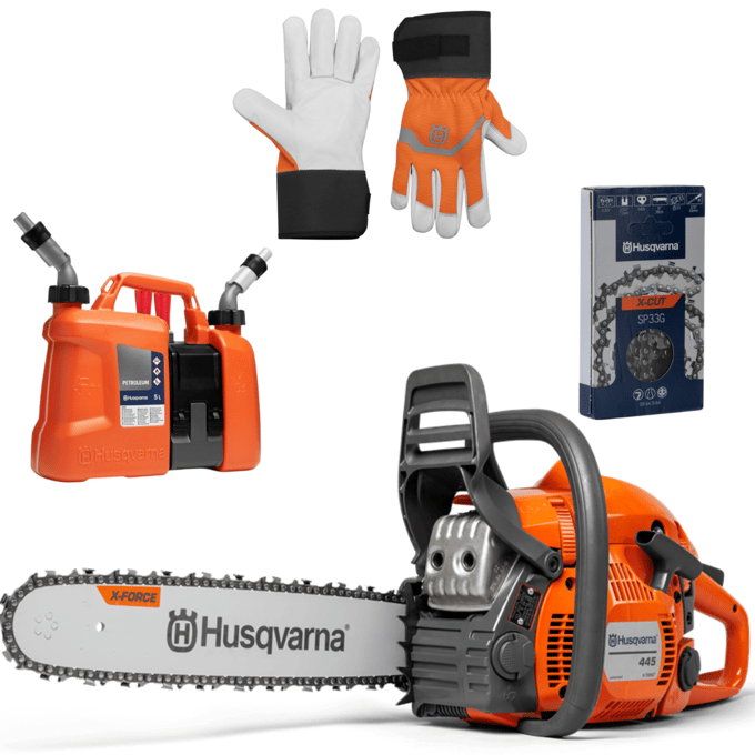 Husqvarna 445 Kettingzaag Actie