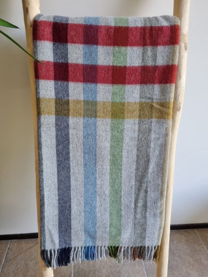 Wollen Plaid - HENLEY Grey (Merino) 140x185cm - Bronte x Plaids.shop