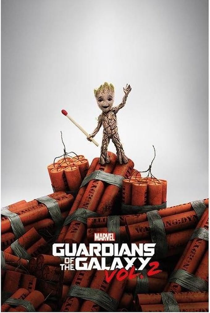 GUARDIENS OF THE GALAXY 2 - Poster 61X91 - Groot Dynamite