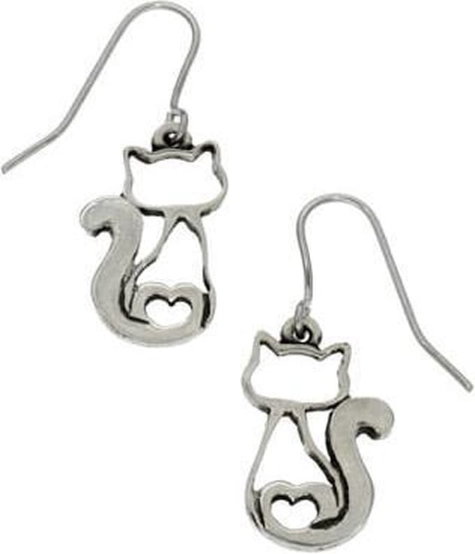 Liefde katten oorbellen |katten sieraden