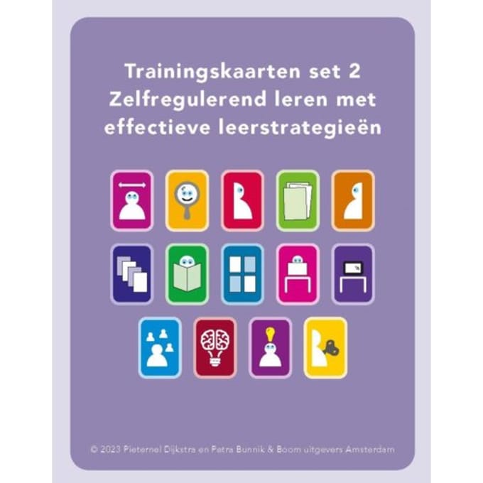 Trainingskaarten Set 2 Zelfregulerend Leren Met Effectieve Leerstrategieën - Pieternel Dijkstra