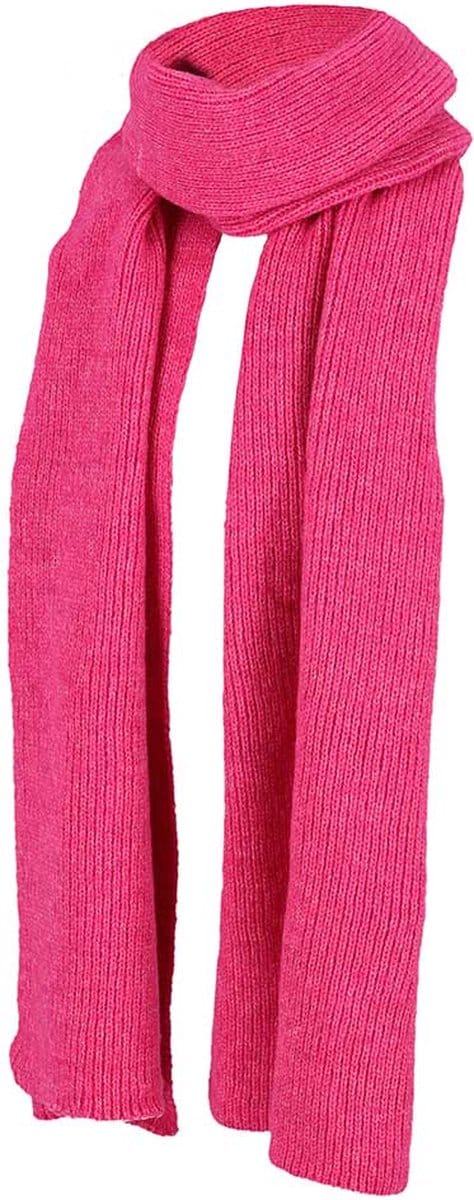 Sarlini Gebreide Langwerpige Sjaal Fuchsia