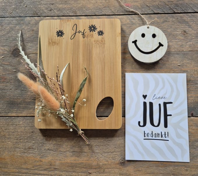 Cadeau voor de juf/bedankt/einde schooljaar/juf