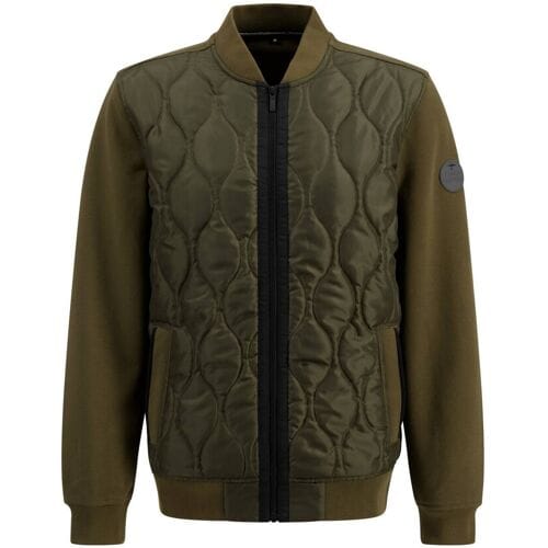 Fynch-Hatton Vest Hybrid Cardigan College Deep Forest / male