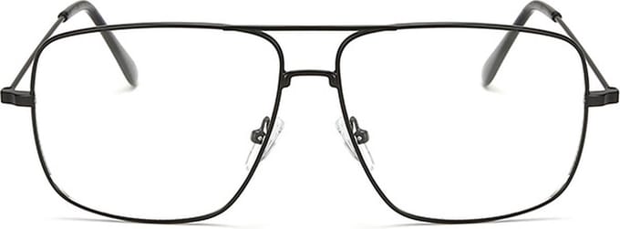 Retro Bril zonder sterkte - Dahmer - Zwart