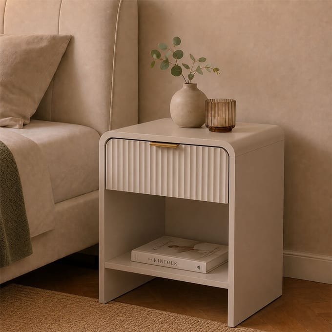 Milton & Oldbrook Nachtkastje Odda Beige