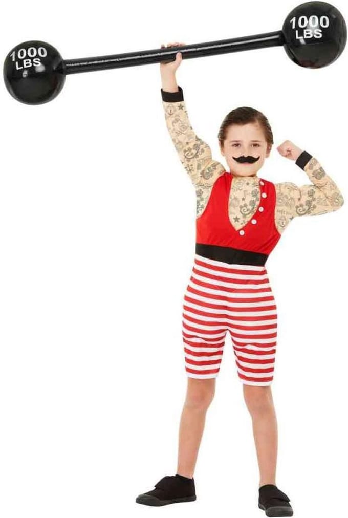 Smiffys - Deluxe Strong Boy Kinder Kostuum - Kids tm 9 jaar - Multicolours