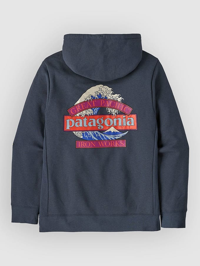 Patagonia Great Waves Uprisal Hoodie blauw