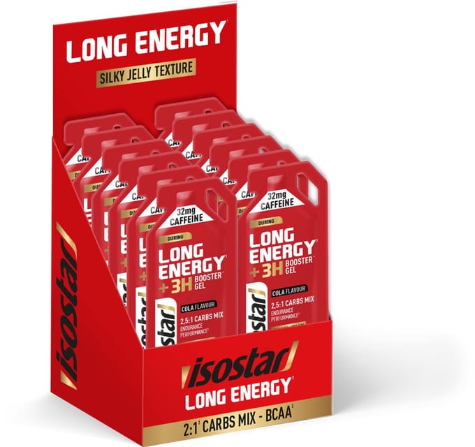 Isostar Long Energy +3H - Gel - Cola - 12 x 40 gr