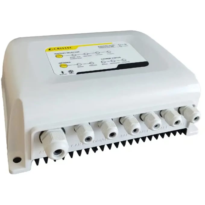 Waterproof Accu Charger 3 Uitgangen Cristec AC/DC-IP65 Ypower 12V/30A