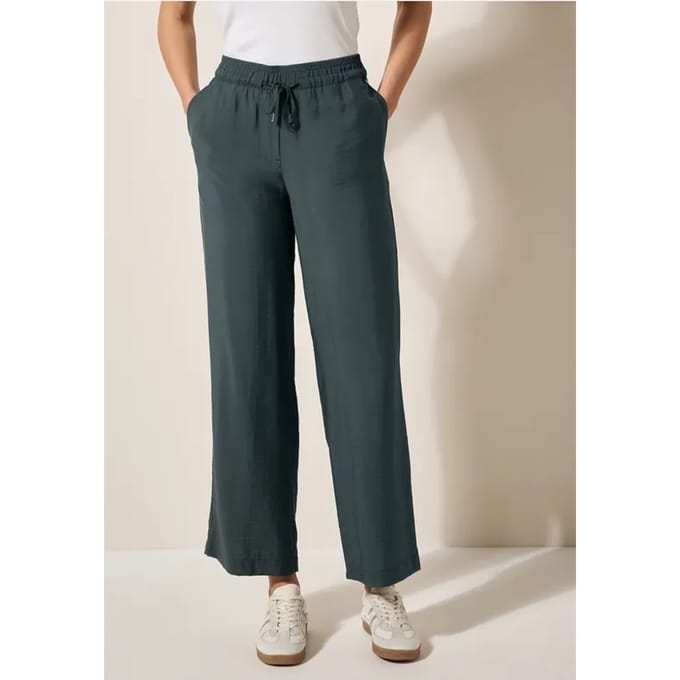 Wide Legs gestructureerde broek