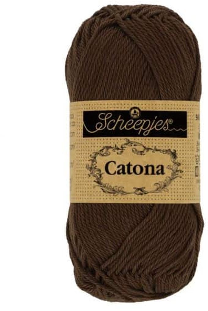 Scheepjes Catona 50 gram - 162 Black Coffee