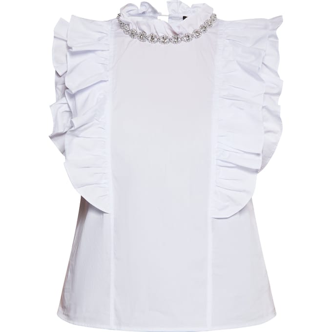 Faina Blouse Dames wit