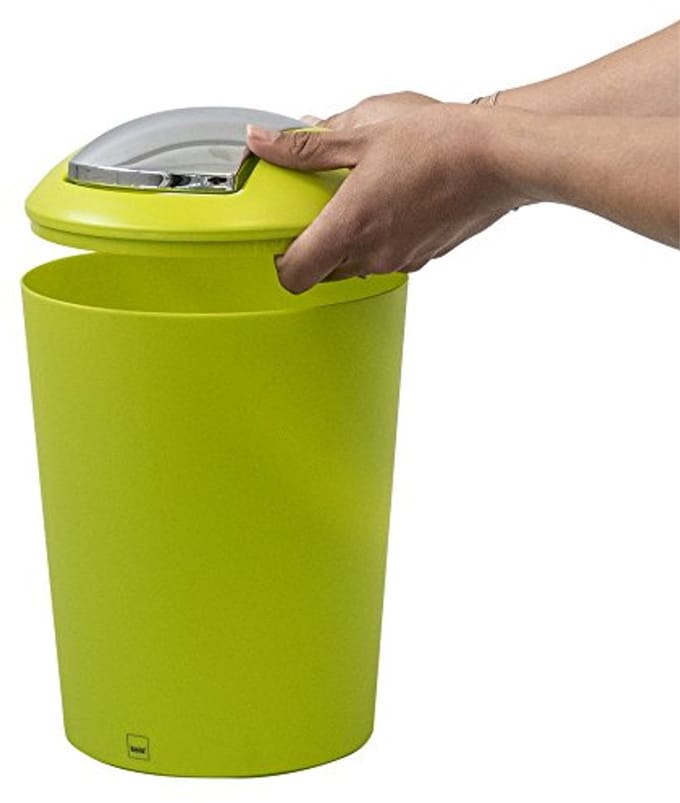 Afvalemmer Swing 5 liter - Kunststof en Groen