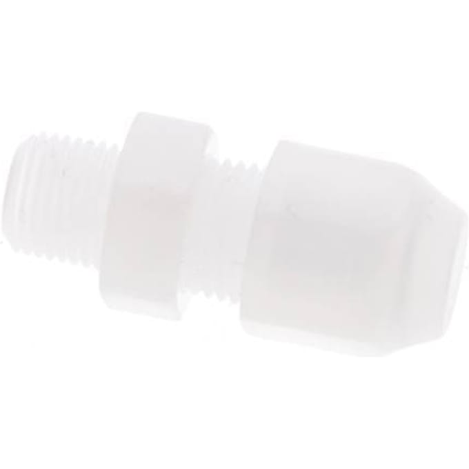 4x6mm & R1/8'' PP rechte slangkoppeling met buitendraad 10bar/145psi [2 stuks].