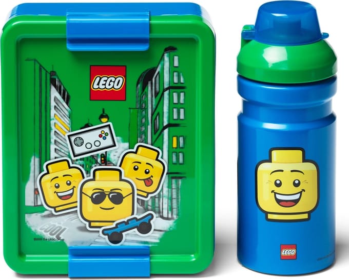 LEGO - Lunchset Iconic Boy - Polypropyleen - Groen