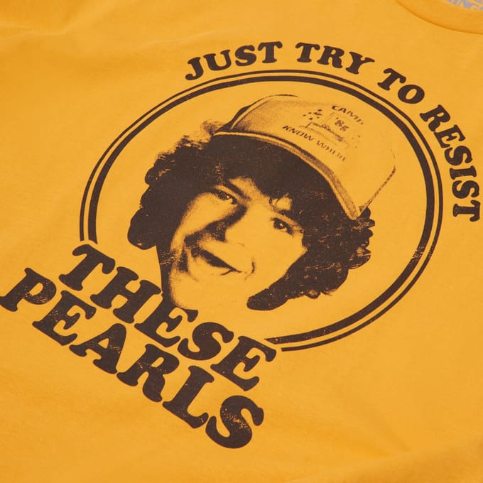 Stranger Things Dustin's Pearls Men's T-Shirt - Mustard - XL