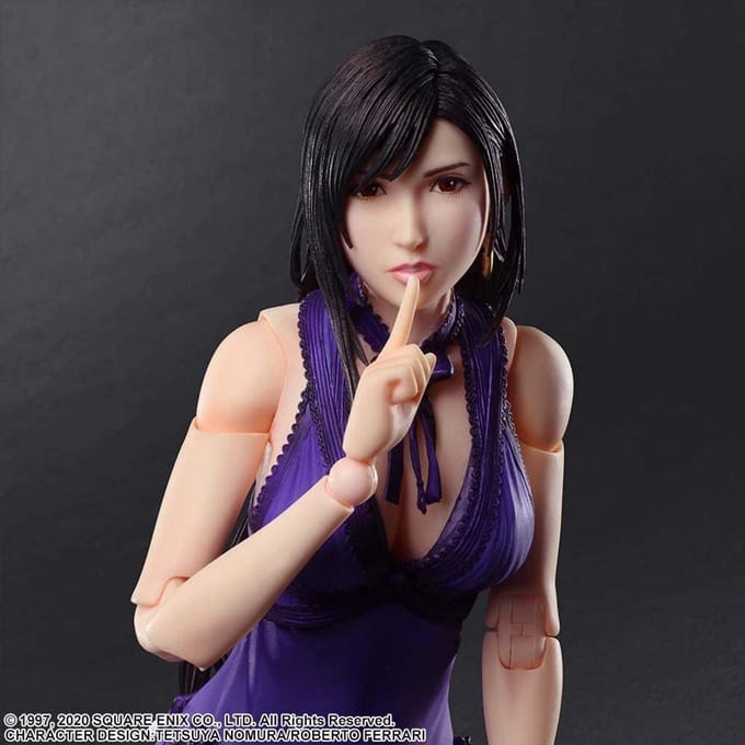 Figuur Final Fantasy VII Remake Tifa Lockhart Jurk - 25 cm