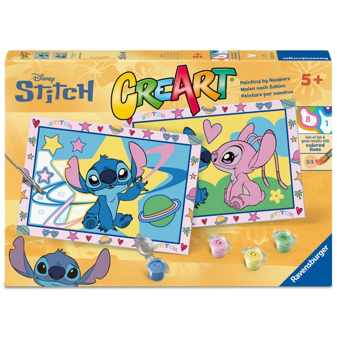 Ravensburger Creart junior schilderen op nummer Stitch en Angel