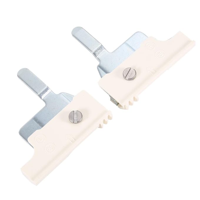 1 Paar Hulponderdeel Unit Links Rechts Reserveonderdeel Geschikt voor Silver Reed SRP50 SRP60N SRP325 white
