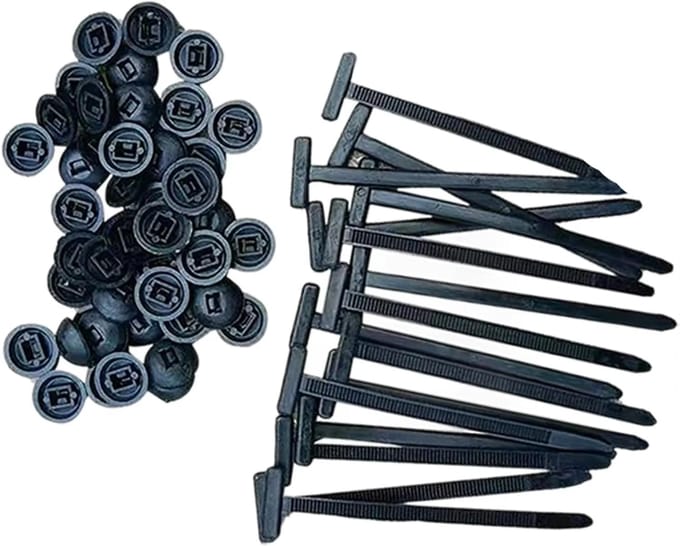 100 Stuks Nylon Universele Kabelbinder Gesp Heavy Duty Zelfborgende Nylon Kabelbinders Houder Multifunctioneel Plastic Kabelbinders Gereedschap