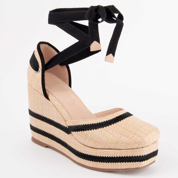 Alpargata De Cuña Para Mujer. Montevita Balenci11 102989 39 beige