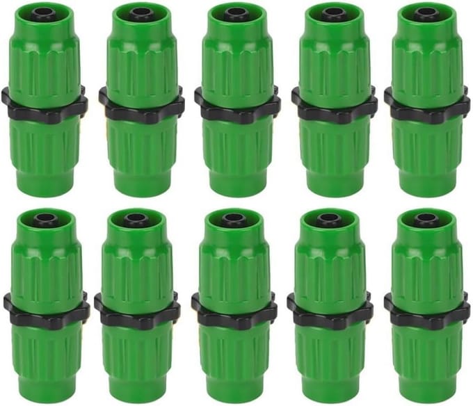 Tuinslang Reparatie Set - Snelkoppeling Connector voor Uitbreidbare Slangen (10 Stuks)