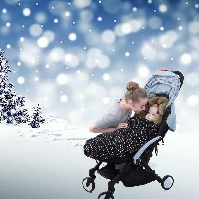 Universele Winter Voetmuts voor Kinderwagen - Warm, Winddicht & Waterdicht voor Peuters
