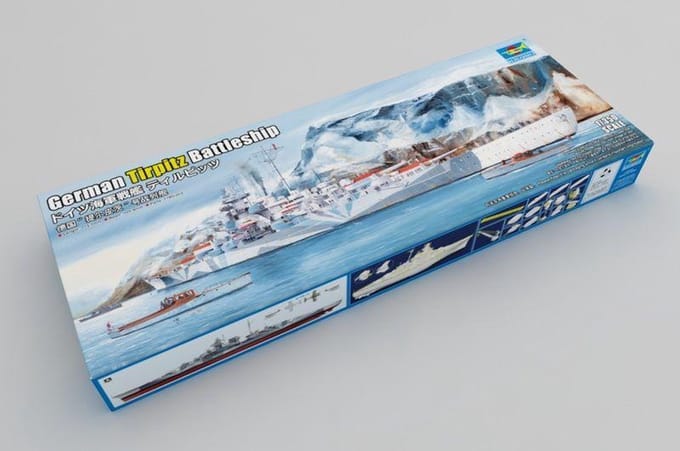 Trumpeter Modelbouwpakket Schepen - 05359 German Tirpitz Battleship Plastic - 1:350 - Modelbouw