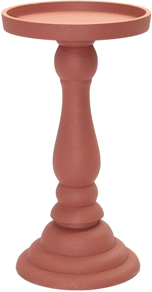 by Mooss - Paudar - Kandelaar - Terra - Gepoedercoat - Metaal - 23 cm - Ã˜ 12 cm - Terracotta