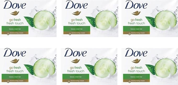 Dove Zeep - Go Fresh Touch Komkommer - 6 x 90 Gram