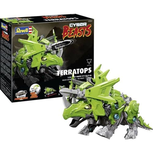 Revell Modelbouwpakket Militaire voertuigen - 07852 CyberBeasts - TerraTops - 32cm - in Kleur - Easy Click Systeem Plastic - 1:35 - Modelbouw