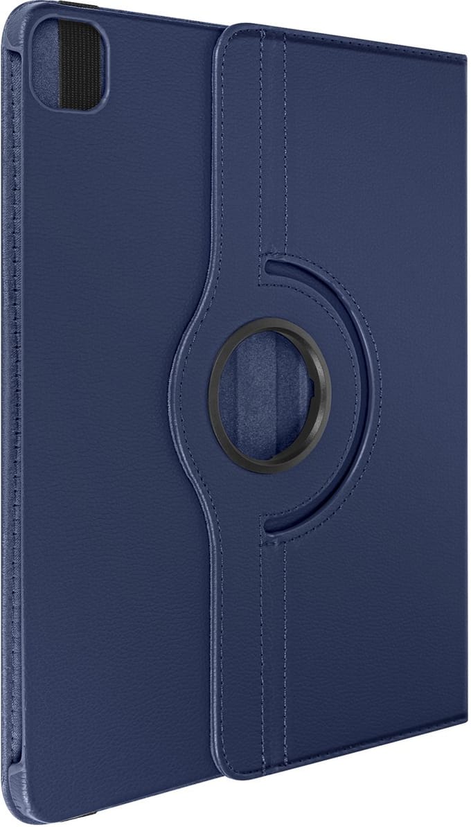 Avizar Etui Geschikt voor iPad Pro 11 Klap met Roterende Standaard en Elastische Sluiting, Blauw
