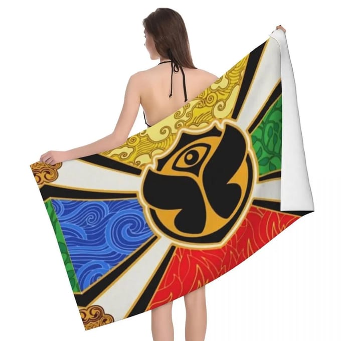 Tomorrowland Logo Bad Strandhanddoek Microvezel Zwembadhanddoeken W30*H60(CM)