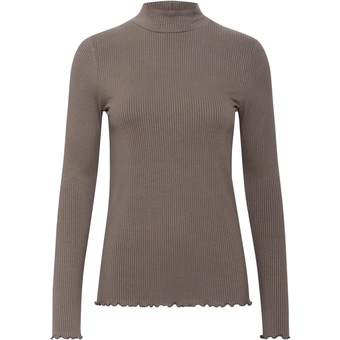 Dames turtleneck t-shirt met lange mouwen KAFFE Drew