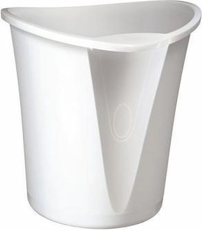 Prullenbak Leitz Allura 18L wit