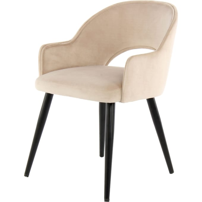 Set van 2 eetkamerstoelen Frank velvet | Hearthome & Living