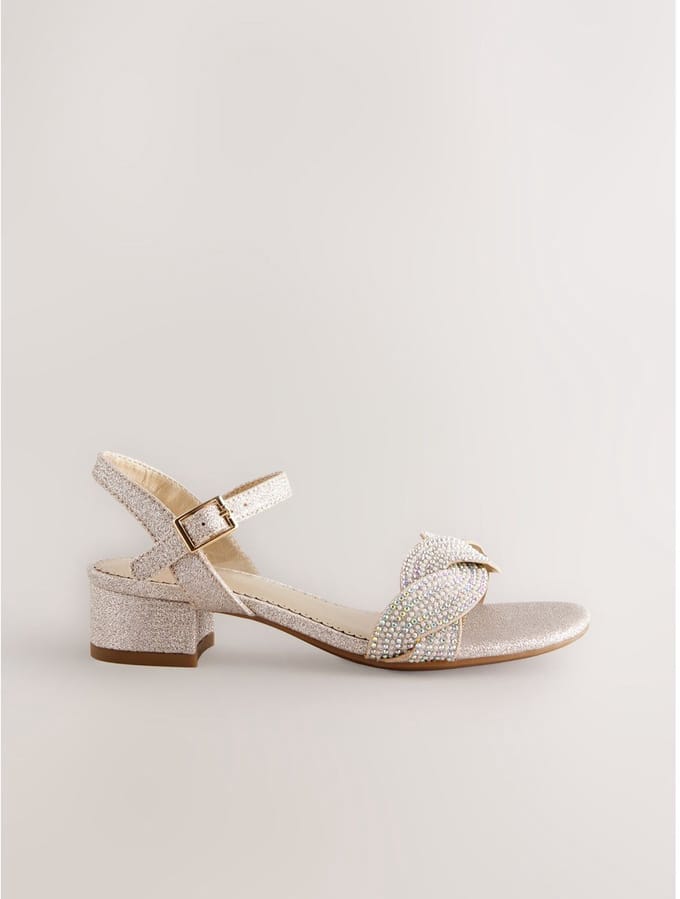 Next - Meisjes - Sandaal met hak - Metallic