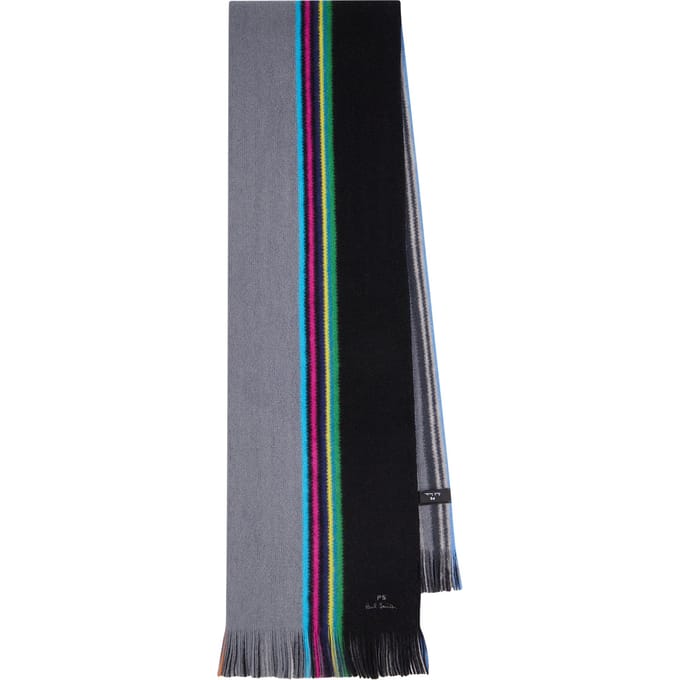 Paul Smith Scarf Ps Reversible Black Taglia: OS | Outlet | Uomo | Nero