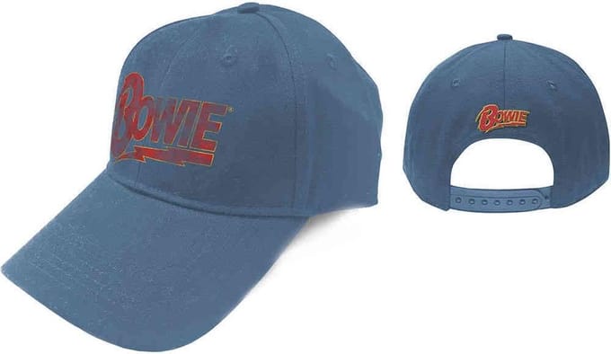 David Bowie - Flash Logo Baseball pet - Blauw