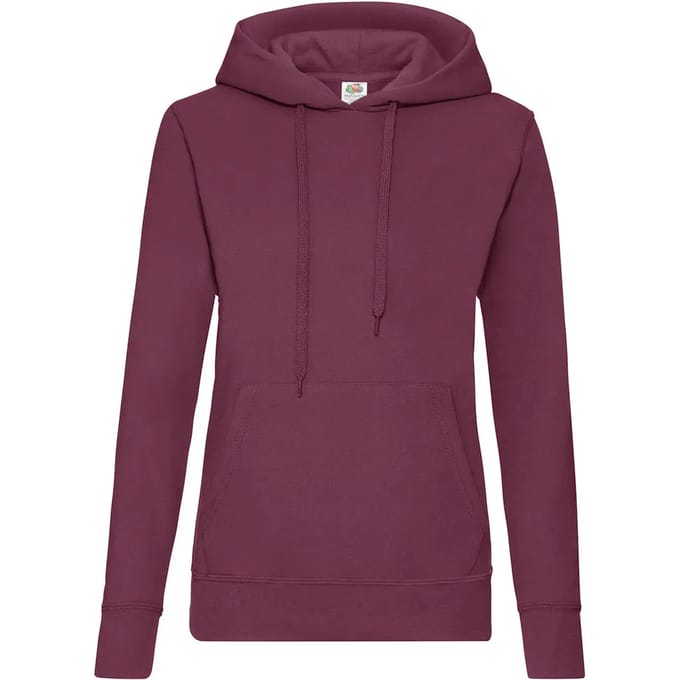 Dames Hoodie Fruit of the Loom Classic
