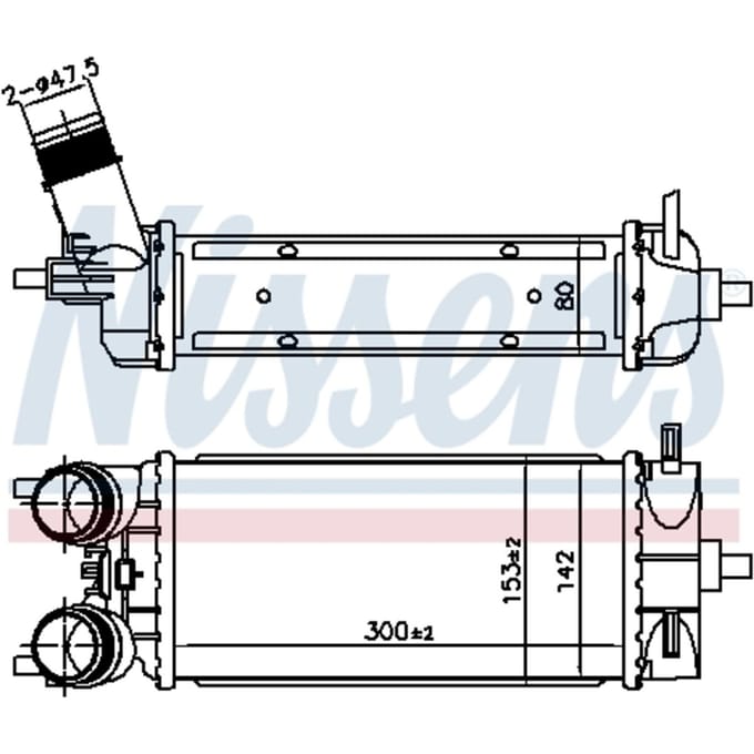 Intercooler NISSENS 961483