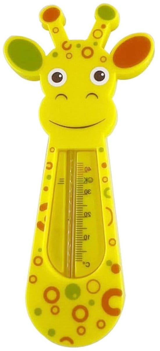 Baby bad thermometer - Water temperatuur meter - Veilig baden - Drijvend speelgoed - 15 cm - Giraffe