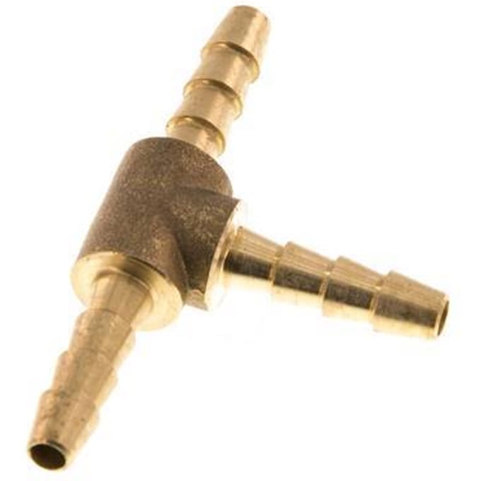 5 mm Messing T-Slangkoppeling [2 Stuks]