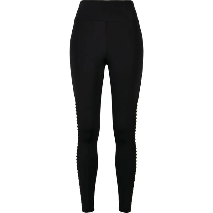 Urban Classics - Highwaist Biker Tech Sportlegging - S - Zwart